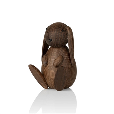 Lucie Kaas - Bunny i røget eg, H: 9 cm.